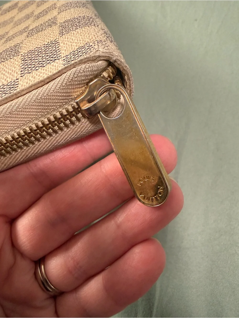 Louis Vuitton Damier Azur Zip Organizer Wallet